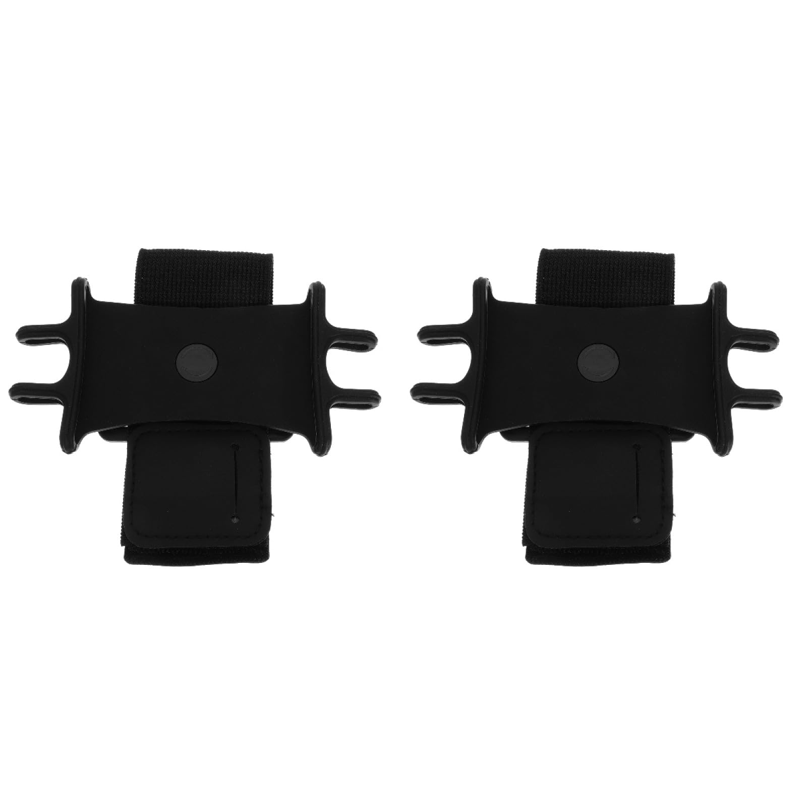 SHINEOFI 16 Pièces Bracelet de téléphone Portable Sportif Ceinture de téléphone Brassard pour téléphone en Cours d'exécution Pochette de Poignet pour téléphone Nylon Black