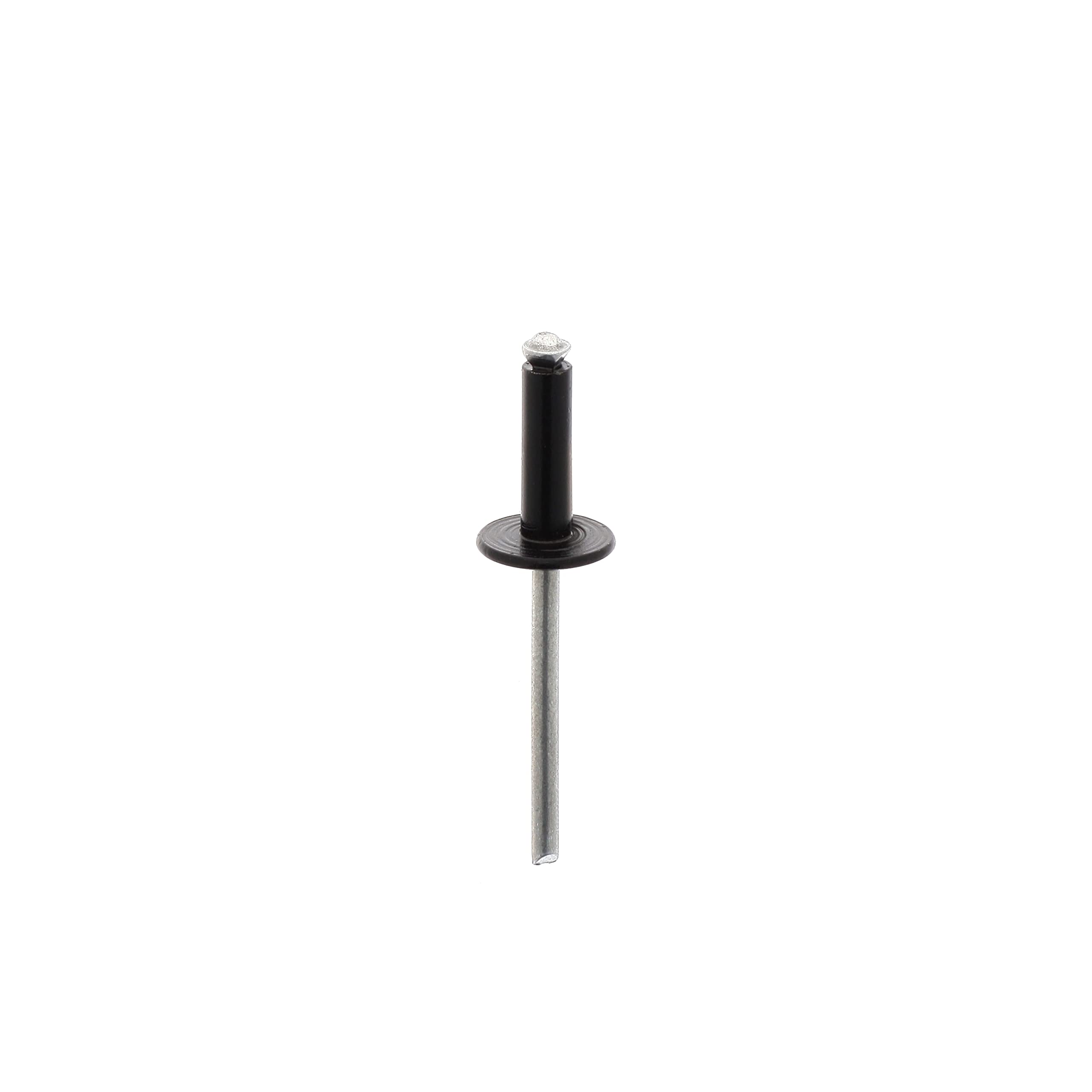 Restagraf - Rivets Épanouis Noirs pour Plaques d'Immatriculation - Diamètre 4,8 mm - Fixation Durable sur Carrosserie ou Support Plastique - Réf. 4916 - Boîte de 250