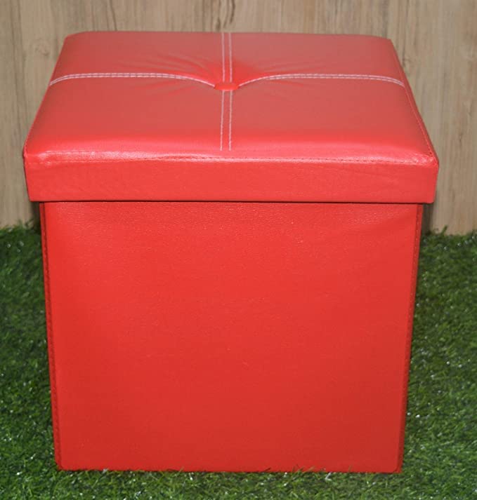 VRT Storage Box Portable & Foldable Laundry Box Cum Sitting Stool