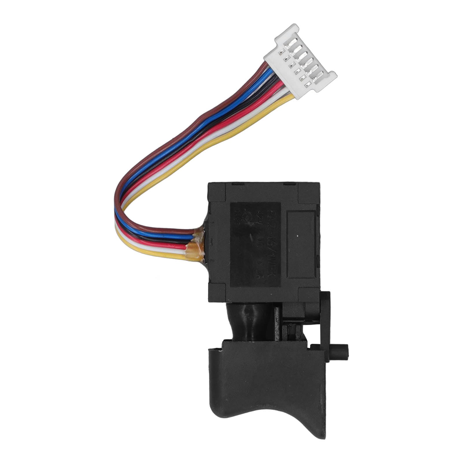 Natudeco Universal Drill Trigger Switch Variable Speed Drill Switch Speed Control Trigger 42V Brushless Electric Drill Speed Control with Lock Push Button