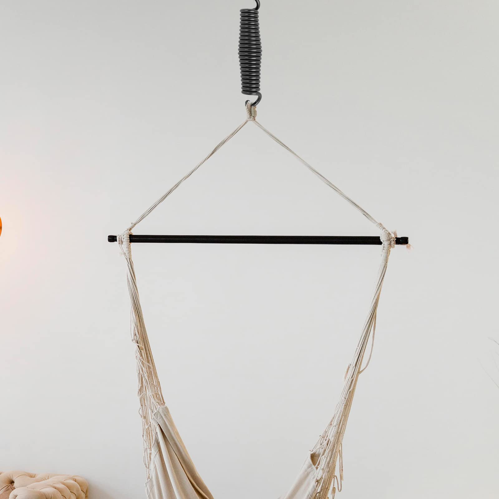 Porch Swing Springs - Resorte de hamaca con capacidad para hasta 1600 libras, resortes Chr-ome resistentes para sillas colgantes, montaje en techo, columpio de porche, saco de boxeo, 2 unidades,