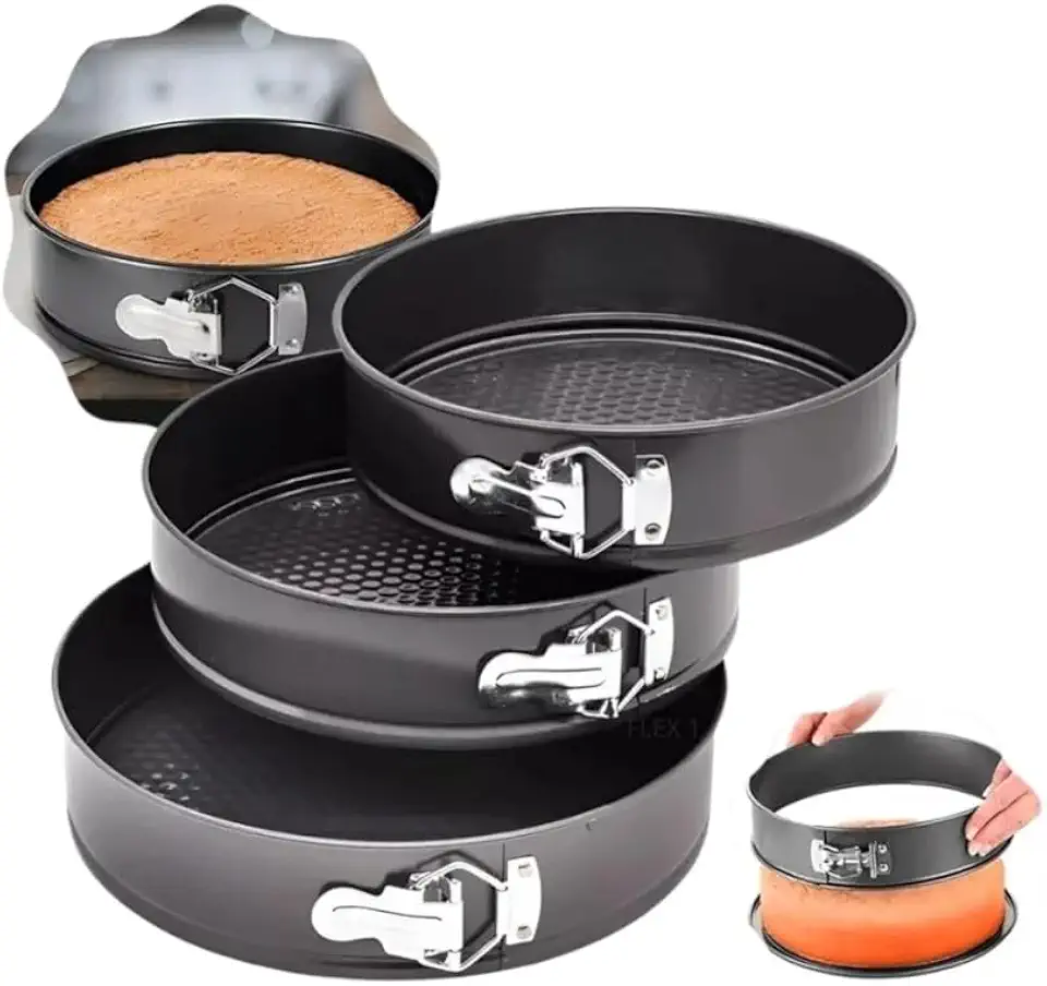 Forma RED de Metal c/Fundo Removível - bordas onduladas