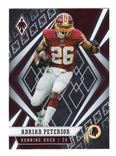 2020 Panini Phoenix #9 Adrian Peterson Washington Football Team Official NFL Football Trading Card From Panini America in Raw (NM Near Mint or Better) Condition