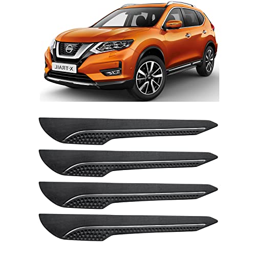 Image of AOSIS-Car Bumper Protector /Bumper Guard for Nissan X-Trail with Single Chrome Stripe (4-Pcs)
