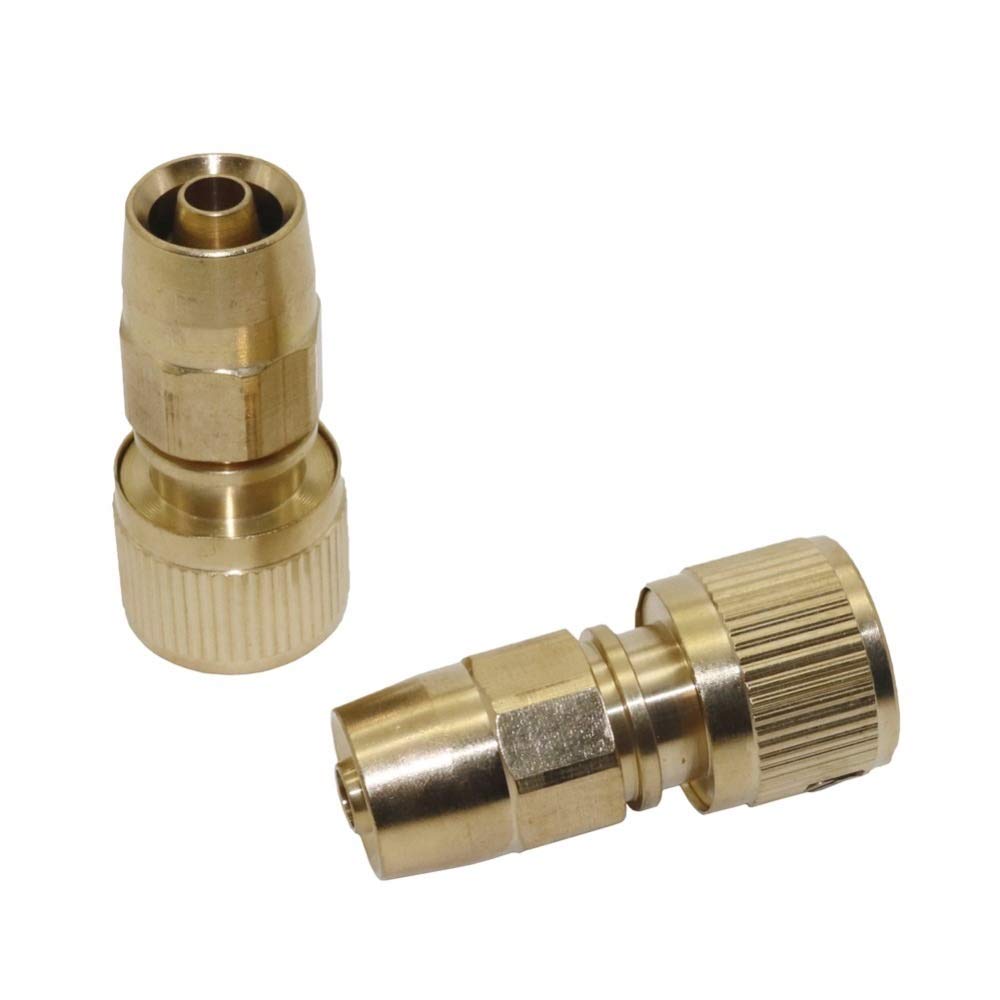 Conector de codo de tubería Herramientas de conector de cobre conector rápido de lavado de coches pistola de agua rápida jardinería y el adaptador de la manguera de jardín Equipo 10 piezas
