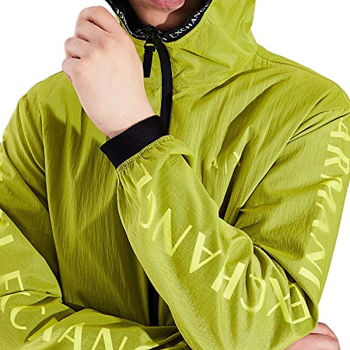 Armani Exchange Men's Tape Hood Zip Up Jacket with Reflective Logo3