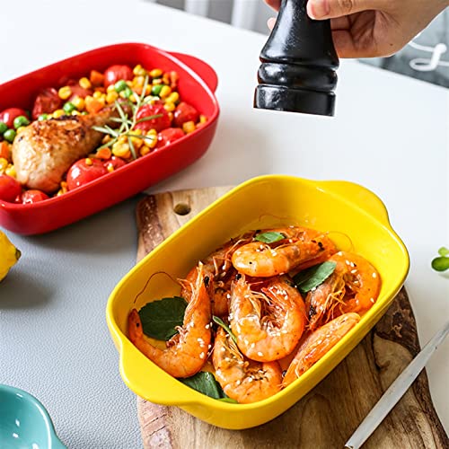 Vegetabletray-Binaural-Baking-Pan-Cheese-Baked-Rice-Bowl-Creative-Baking-Tray-Oven-Bowl-Plate-Household-Dinner-Plate