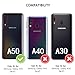 Samsung Galaxy A50 Case,Samsung Galaxy A50 Wallet Case Cover,Magnetic Stand Flip Protective Cover Retro Style Leather Flip Cover Durable Shockproof Protective Cover for Samsung Galaxy A50(Wine Red)