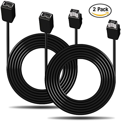 Senhai Cables de extensión para Nintendo NES Classic Mini Edition Controlador, 2 Paquetes de 10 pies / 3 m Cables Extensibles para Wii Remoto y Wii Nunchuck Controlador