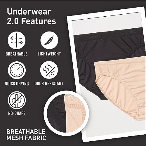 ExOfficio Women's Give-N-Go 2.0 Bikini Cut Brief 2-Pack - Breathable Durable Easy Care Travel Underwear3