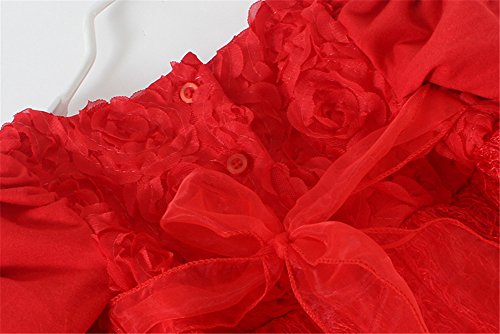 Mud Kingdom Baby Girls Princess Dress Tutu Christening Baptism Birthday Party Wedding 0-4 Years3