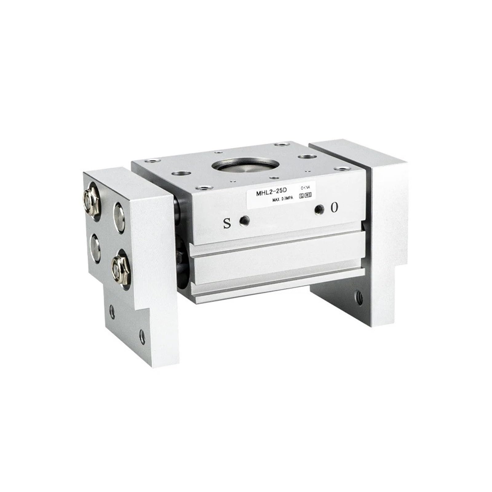 Pinza neumática de Tipo Paralelo/Tipo Ancho Serie MHL2 2 Dedos Tamaño del Orificio 10/16/20/25/32/40 mm Carrera de Apertura/Cierre 20-200 mm(MHL2-D,Bore 25mm)