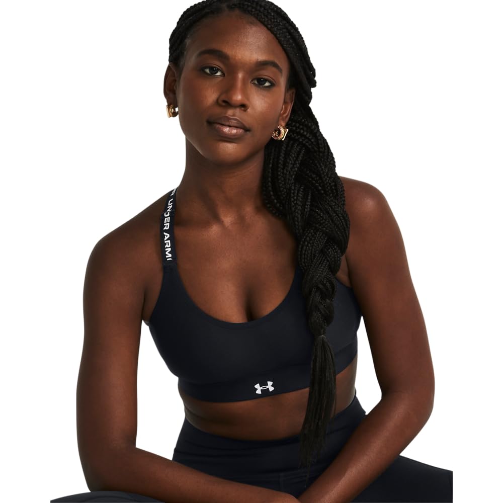 UA Infinity Low 2.0 Bra - Black / / White - L A-C
