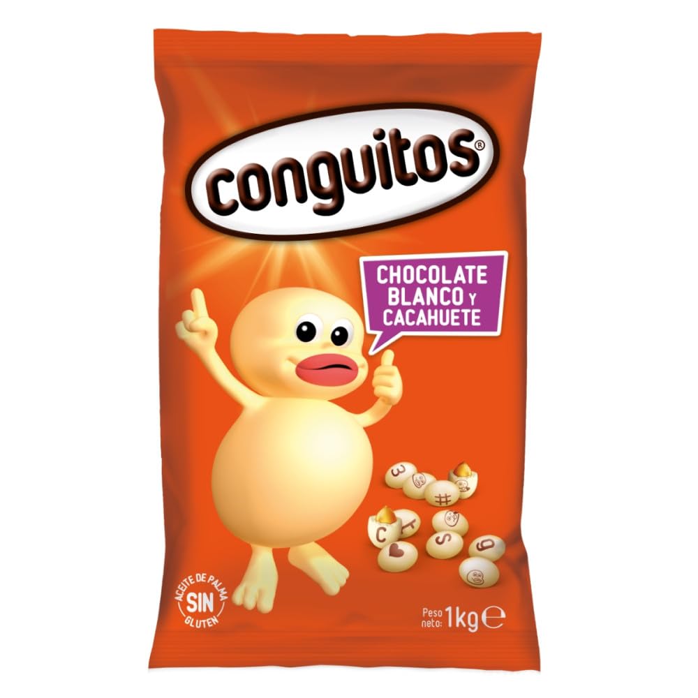 LACASA Conguitos chocolate blanco 1kg - Jujuca