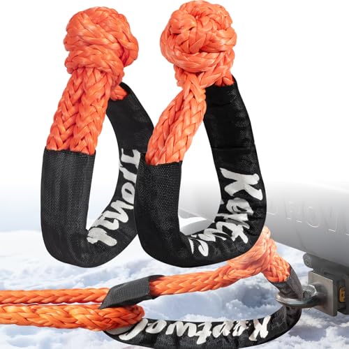 Heavy Duty Soft Shackle 2-Pack Off-Road Recovery Rope