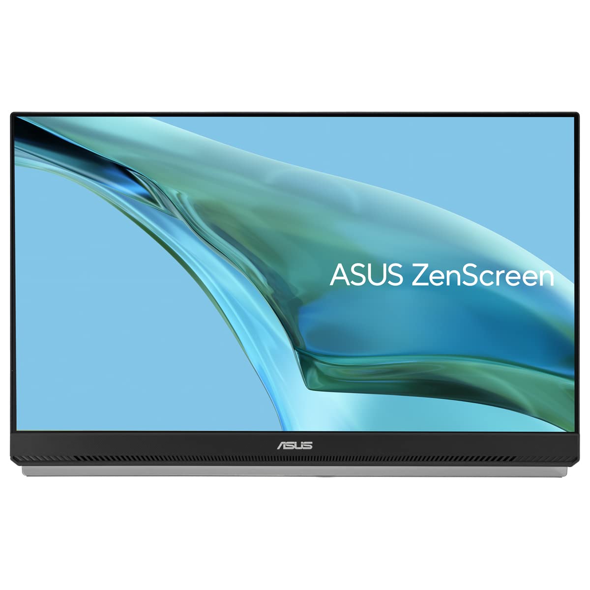 ASUS ZenScreen MB249C - Monitor portátil de 23,8" FHD (1920 x 1080), sin Marco, IPS, antirreflejos, USB-C, Altavoces, peana, Abrazadera en C, Gancho para separadores, sostenibilidad ecológica