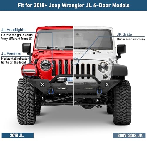 u-Box estribos laterales para Jeep Wrangler JL Unlimited 2018-2026 miniatura 2