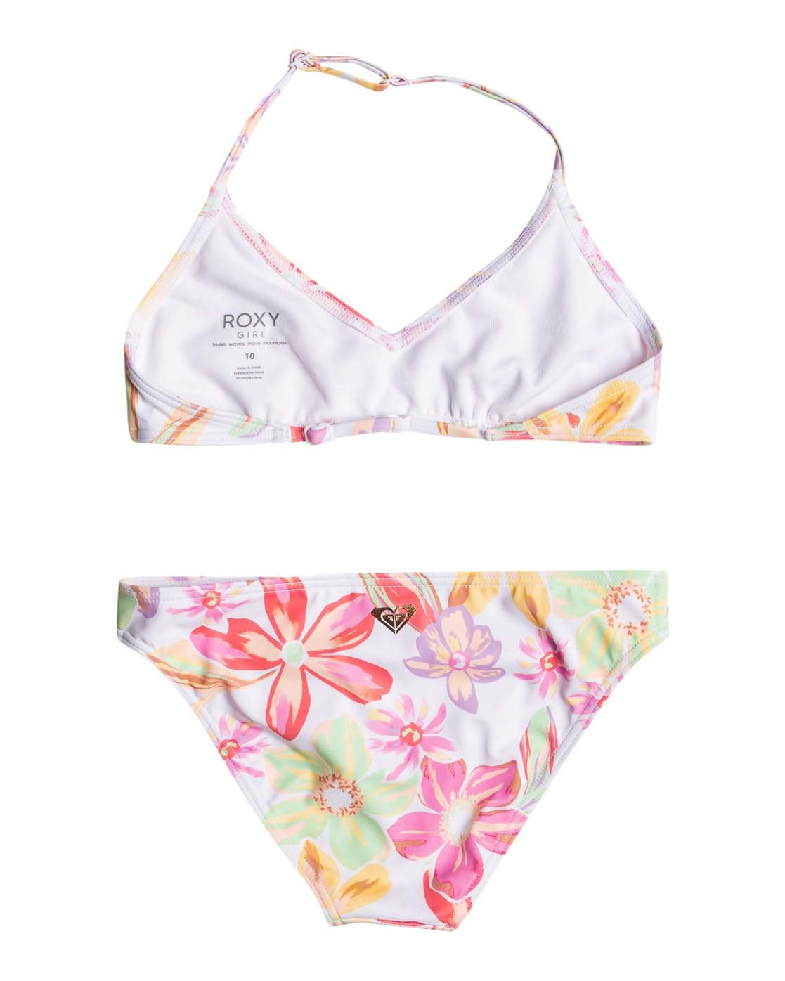 Roxy Tropical Time Tri Bra Set Parte Superiore del Bikini Bambine e Ragazze (Pacco da 1)