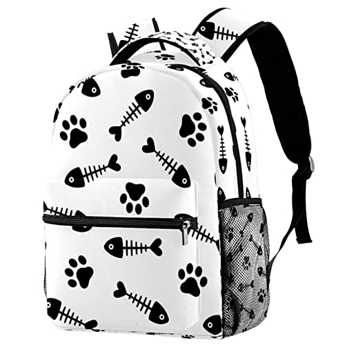 Sac à dos animaux dessinés à la main pour femme look unique