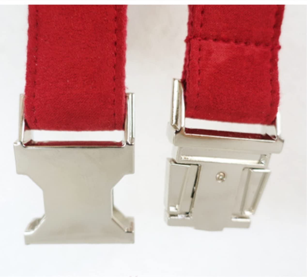 Guinzaglio per Cani Guinzaglio Per Collare Per Cani Regolabile In Poliestere Collare Per Collana Confortevole Forniture Per Animali Collare Per Cani Morbido Guinzaglio Addestramento (Color : Rot, Si