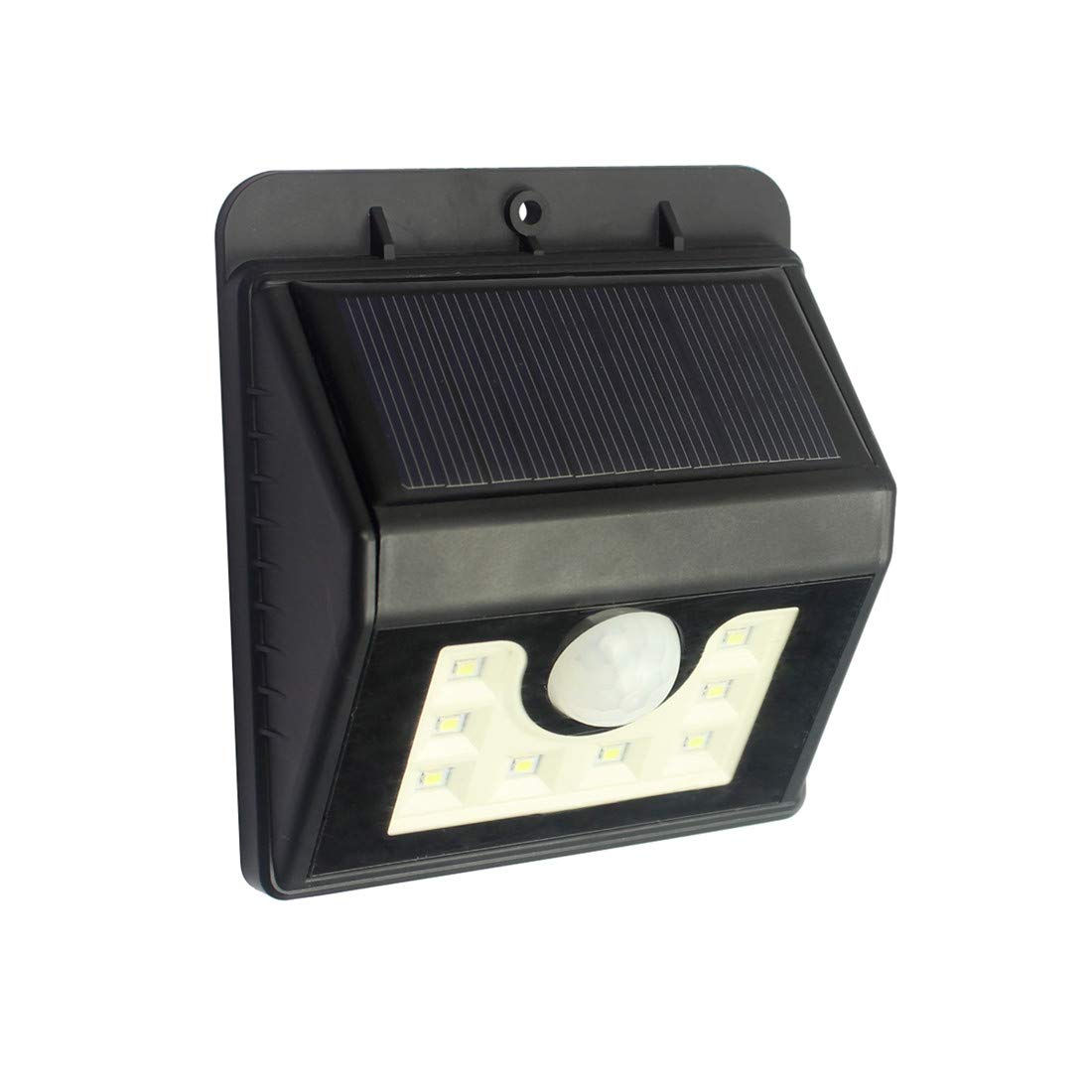 Yohencin Solar Wall Light, 8 LED Solar Outdoor Wireless Sports Sensor Lights Waterproof Night with Security Lamp for Yard Patio Street Corridor (Energy-Saving +++)