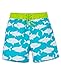In Fashion Kids Boys Sharky Swim Trunks (4T) Blue
