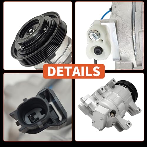 Image of AC Compressor w /Clutch Compatible With Honda Accord Crosstour 3.5L | for Acura TSX RDX 3.5L 2010-2015,Replaces CO29030C,38800RK1AA011,38810R70A01, 38900R70A01,38924R70A01