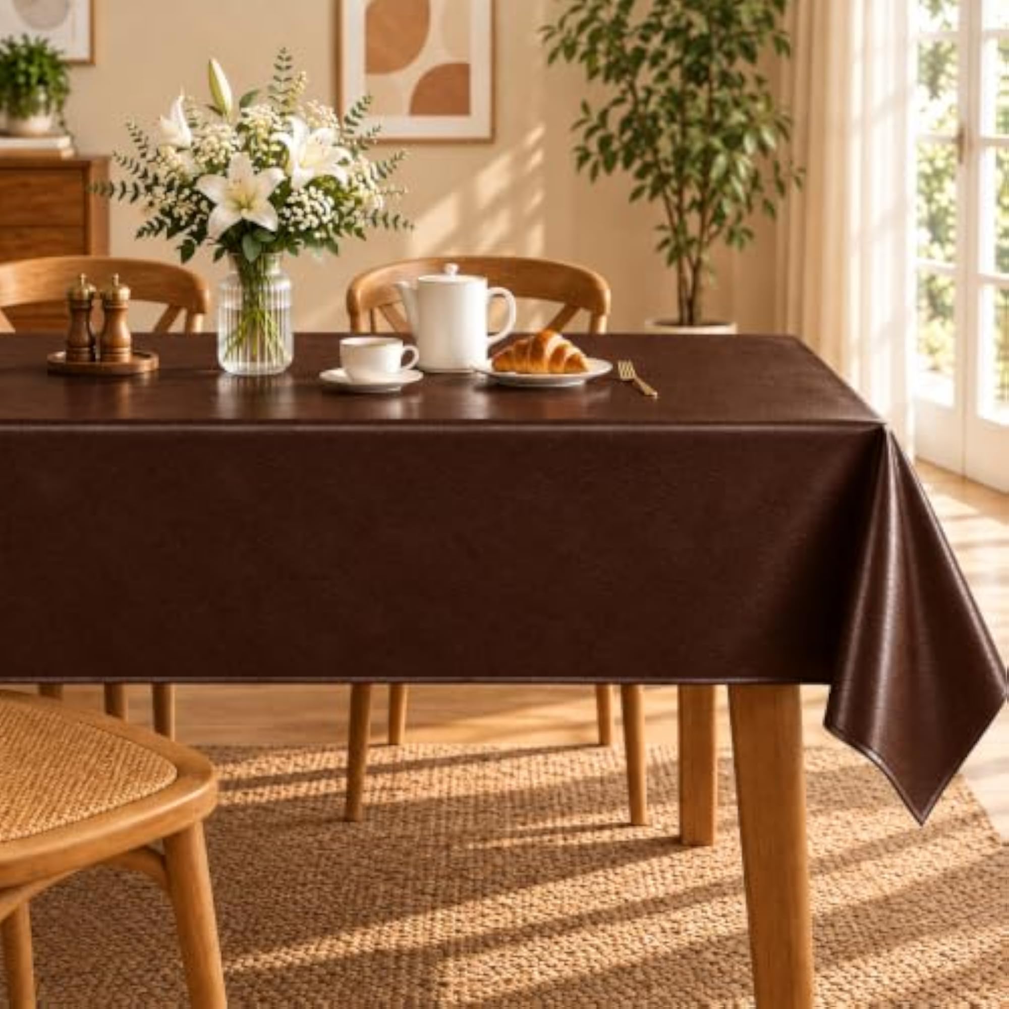 Premium Dining Table Cover 6 Seater Waterproof Gift