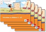 Schreiben zu Bildern A 1/2: Übungsheft Paket (VE 5) Klasse 1/2 (Mein Anoki-Übungsheft)
