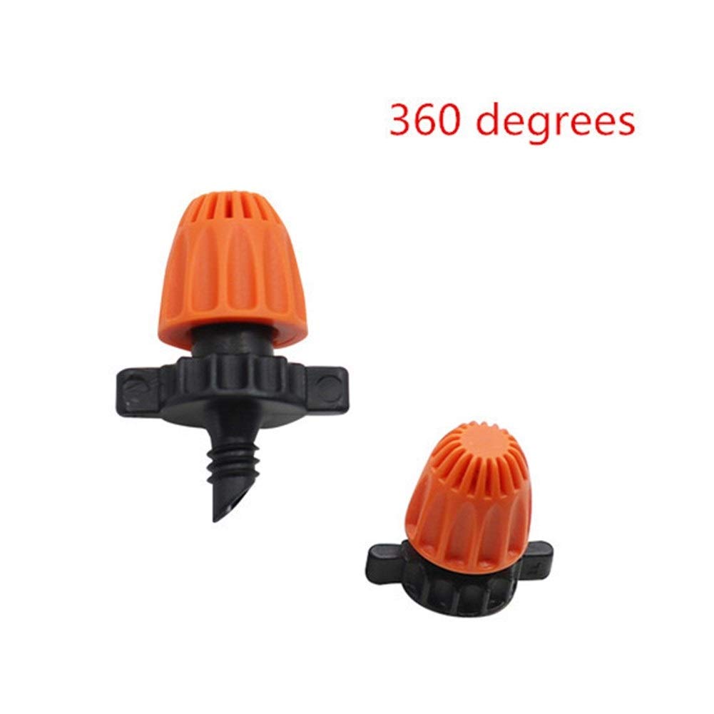 Giardinaggio Forniture Spruzzatori 4 millimetri Filo rifrazione ugelli 90 180 360 gradi striscia Spray Angles sprinkler Giardino di irrigazione irrigazione Accessori 500 Pz ( Color : 360 angles )