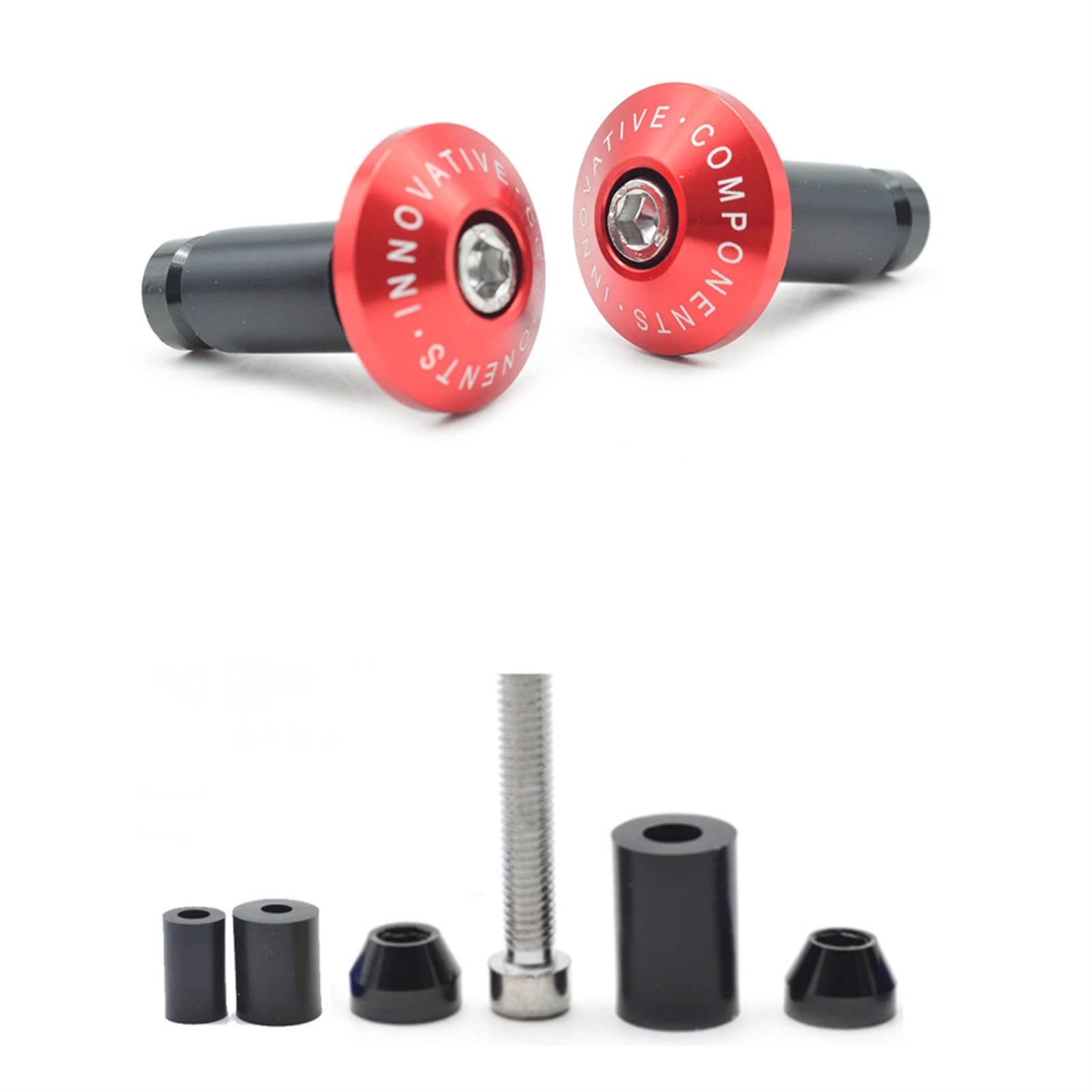 Bouchons Guidon Couleur Noir Bleu Or Pour Y&AMAHA TMAX 530 TMAX530 2016 2017 2018 2019 2020 2021 2022 Embouts De Guidon De Moto Poignées De Guidon Caps End Silder Plugs (Color : Black Black Protection Extrémités Guidon