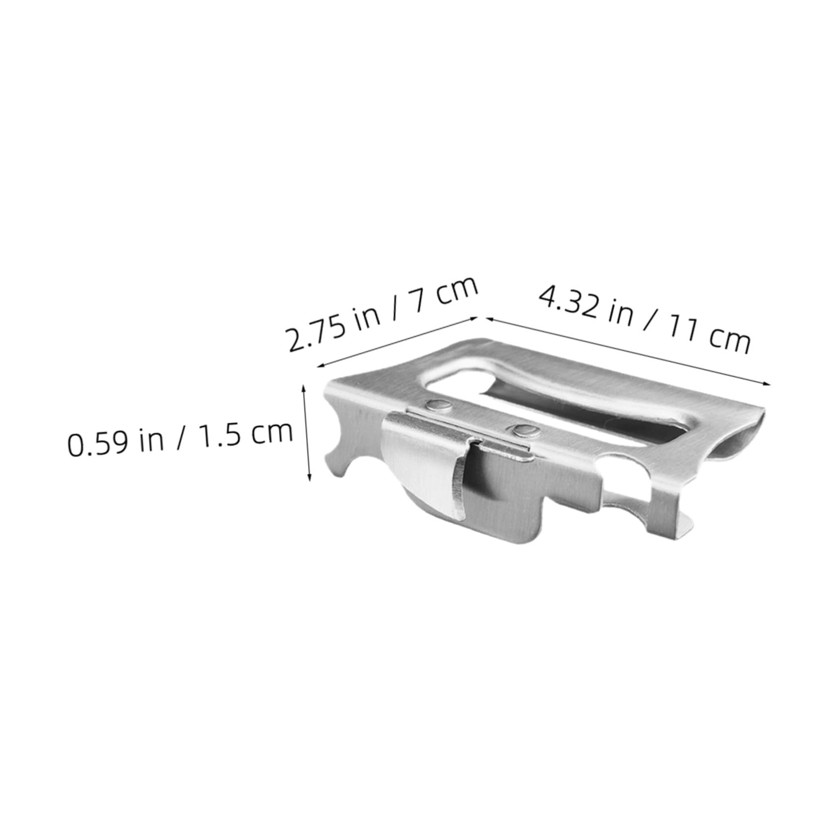 3 Pezzi Aprisenziale a portata di mano Apri inossidabile portatile Apri di lattine portatili L'apri della cucina manuale può aprire bevande manuale può aprire Silver