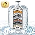 High-Output Shower Filter- 99% Removal of Chlorine, Rust, Impurities - Softener Hard Water, Enhances Skin, Makes Hair Soft & Smooth -No Pressure Loss, Leak-Proof Brass Nut Design, Easy Install-Chrome