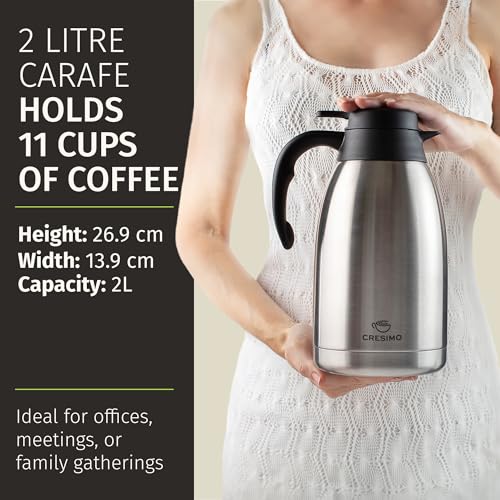 Cresimo Thermal Coffee Carafe (68 oz / 2L)