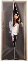 Cortina Mosquiteira Magnética - Kit 110 X 230cm (branco)