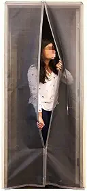 Cortina Mosquiteira Magnética - Kit 110 X 230cm (branco)
