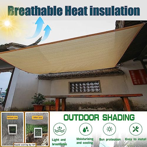 Toldo rectangular de 4x6m con tejido transpirable contra el calor en zonas exteriores 4