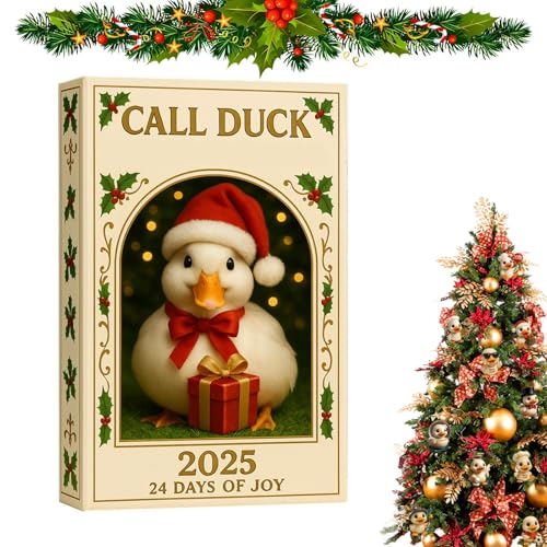 Calendrier de l'avent canard original, cadeau idéal pour amis