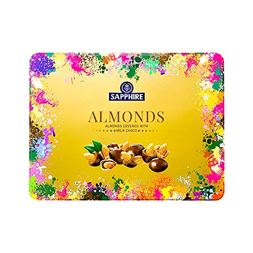 Sapphire Chocolate Coated Nuts - Almond, 350g | Chocolates Gift Pack for Christmas | Chocolate Nuts Gift Hampers (B0CKZGKVCF) Amazon Price History, Amazon Price Tracker