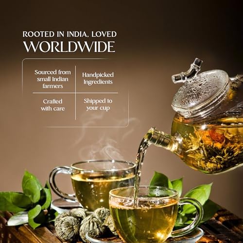 Image of Assorted Green Tea Sampler Combo Variety Gift Pack, 6 Flavours, 36 Tea Bags