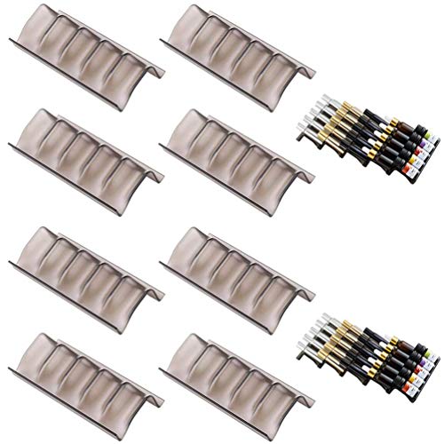 8 Pcs Shelf Essential Oils Essential Oil Shelves Essential Oil Shelf Organizer Essential Oil Rack Storage Racks Holds 40 Oil Bottles- Expandable Essential Oil Holders for Organizing & Displaying Oils