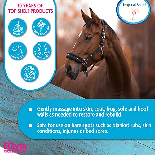 EQyss Mega-Tek Equine Horse Rebuilder - Repair & Strengthen Dry Hooves, Manes, Tails - Reduce Hair Breakage, Condition Blanket Rubs, Bed Sores (16 oz) - Image 5