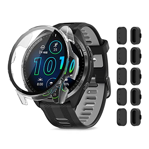 �K�p Garmin�i�K�[�~���j Forerunner 965 �p [�K���X�t�C������̌^�P�[�X+10���Z�b�g�h�o�v���O] �yNOUKAJU�z �P�[�X �ی�J�t�B���� ��� �ی�P�[�X PC+�����K���X�t �ی� �J�o�[ ��̌^ �S�ʕی� �����^ �����ȒP ��