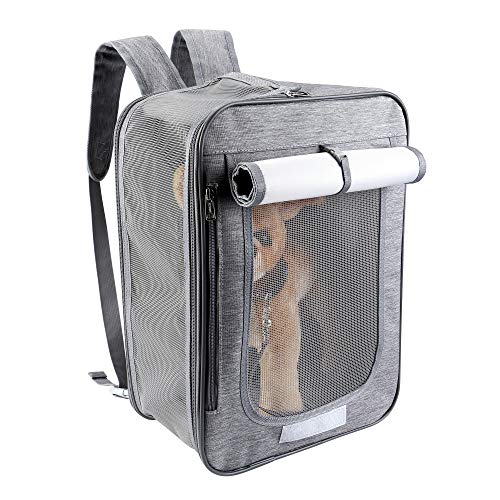 Mogoko Mochilas transportadoras para perros 2 en 1 de cara suave transportador de viaje Cover