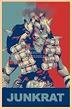 CGC Huge Poster GLOSSY FINISH - Overwatch Junkrat PS4 XBOX ONE PC - EXT664 (24' x 36' (61cm x 91.5cm))