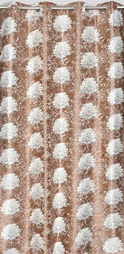 Image of Polyester Curtains 9 Feet Long Set of 2 for Long Door (Coffee 4 ft x 9 ft)