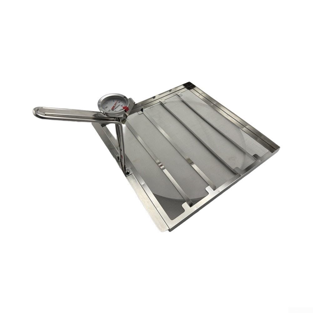 Frittierkorb Filter 43X36x4cm Aus 304 Edelstahl Für Fritteusen, Rostfreier Siebkorb Für Küche Camping Für Wohnmobil, Langlebiges Fettfilternetz Zur Ölreinigung