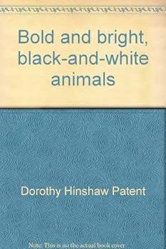 Paperback Bold and bright, black-and-white animals Book