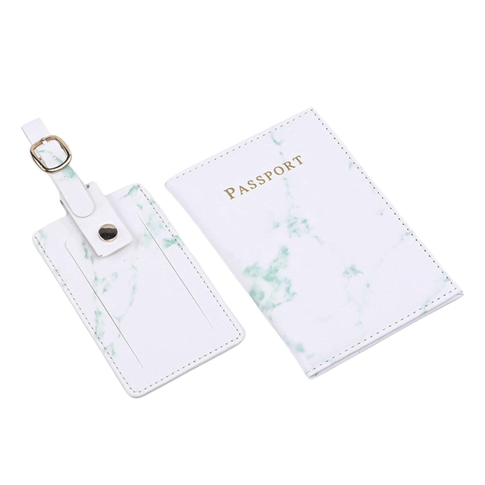 ™ Passport Cover and Luggage Tag Set Travel for Unisex Registration Plate Green|Travel | Luggage Accessories | Luggage Tags-image-38