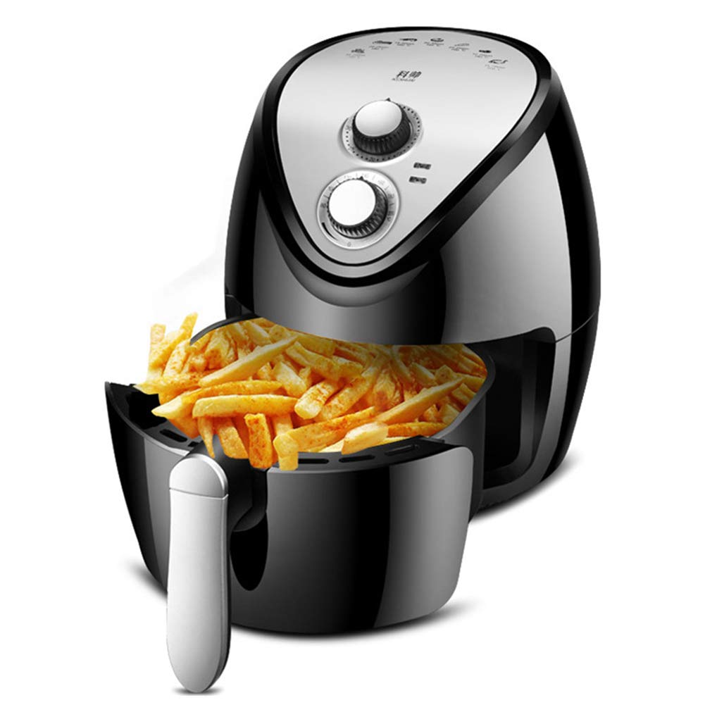 Piekarnik Air Fryer 4,5L z szybkim obiegiem powietrza 1300 W, 30-minutowy timer, frytkownice beztłuszczowe do użytku domowego, nieprzywierający koszyk Safehappy